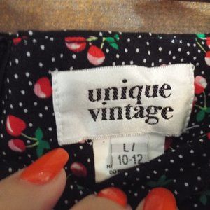 Unique Vintage Cherry Print Shorts